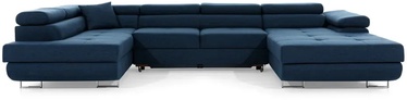 Stūra dīvāns Rodrigo Inari 80, zila, kreisais, 202 x 345 cm x 90 cm