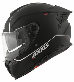 Motocikla ķivere Axxis Hawk SV Solid A1, M (57-58 cm), balta/melna