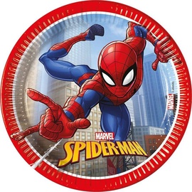 Одноразовая тарелка Procos Spiderman Crime Fighter, Ø 200 мм, 8 шт.