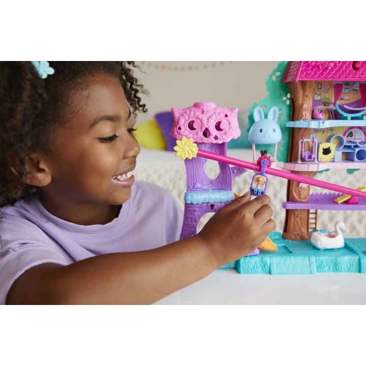 Polly Pocket Pollyville Aventuras na Casa da Árvore Mattel - Star