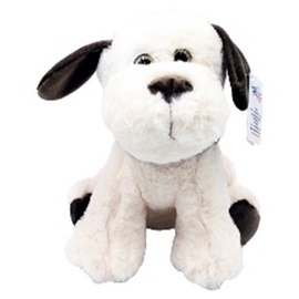 Mīkstā rotaļlieta Tulilo Dog, balta, 23 cm