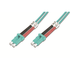 Juhe Digitus Fiber Optic Patch Cord LC/LC OM3 LC Optic, LC Optic, 3 m, sinine