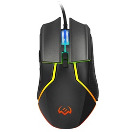 Spēļu pele Sven RX-G960 ar vadu pie usb / ps/2, melna/pelēka