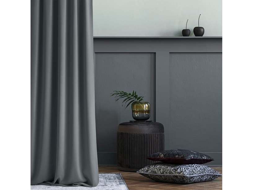 Ночные шторы Room99 Aura, темно-серый, 180 см x 250 см