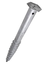 Jalg aiapostile 241220, 120 cm, hõbe