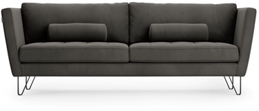 Dīvāns Homede Deltin, pelēka, 210 x 82 cm x 81 cm