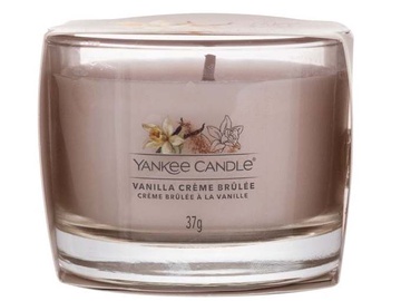 Svece aromātiskā Yankee Candle Vanilla Créme Brulée, 7 - 10 h, 37 g, 42 mm x 54 mm
