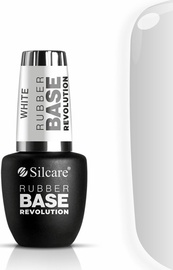 Nagu lakas bāze Silcare Rubber Base Revolution, balta, 9 ml