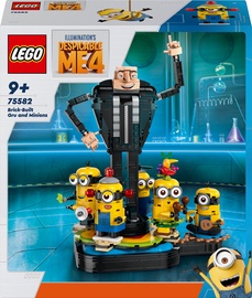 Konstruktor LEGO® Despicable Me 4 Klotsidest kokkupandavad Gru ja Käsilased 75582