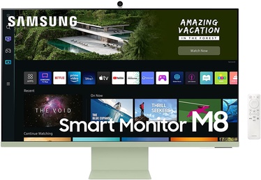 Monitors Samsung Smart Monitor M8 S32BM80GUU, 32", 4 ms
