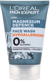 Очищающее средство для лица L´Oréal Paris Men Expert Magnesium Defence Face Wash, 100 мл