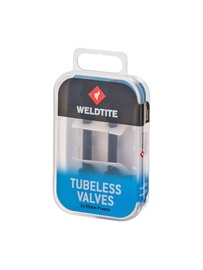 Клапан Weldtite Tubeless Valve Kit 05050, пластик, черный, 2 шт.