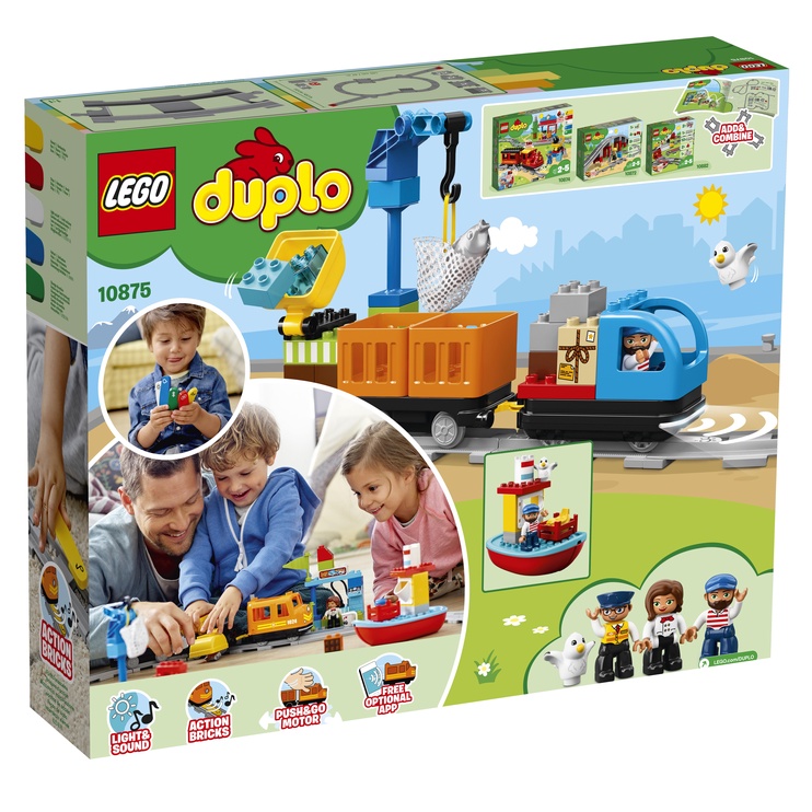 Konstruktors LEGO Duplo Kravas vilciens 10875