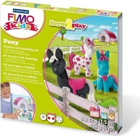 Набор для изготовления глиняных фигурок Staedtler Form&Play Pony 492316, многоцветный, 168 г