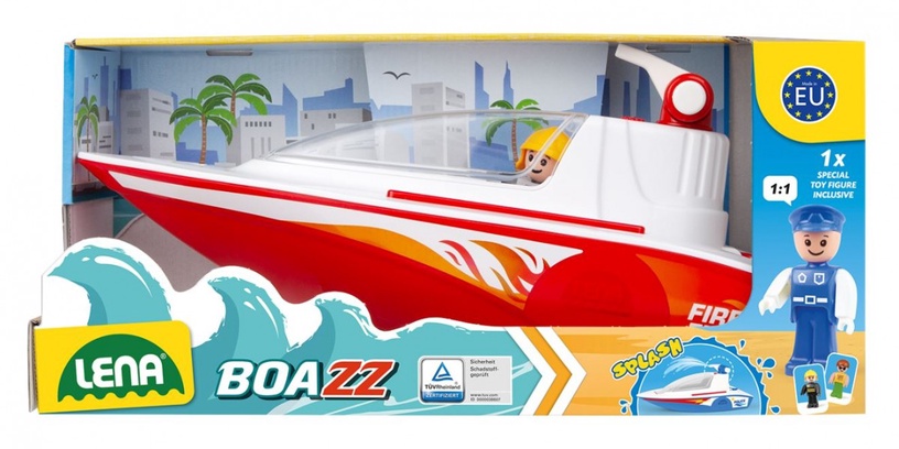 Laev Lena Boazz Fireboat, punane
