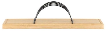 Подставка для разделочной доски Maku, 40 см x 10 см x 9.5 см, нержавеющая сталь/бамбук, коричневый/черный