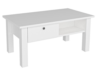 Журнальный столик Kalune Design Lisbon, белый, 90 см x 50 см x 41.8 см