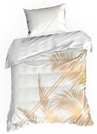 Gultas veļas komplekts Blanca 9, zelta/balta, 140x200 cm