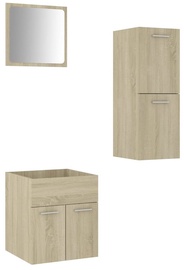 Vannitoa mööblikomplekt VLX 3070994, tamm, 38.5 x 41 cm x 46 cm