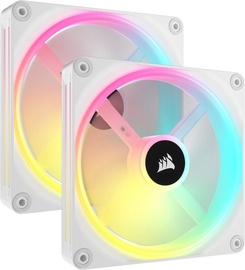 Oro aušintuvas korpusui Corsair iCUE LINK QX140 RGB, 140 mm x 25 mm