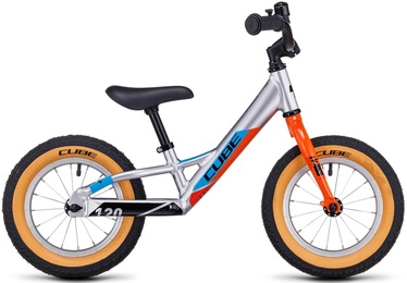 Балансирующий велосипед, детский Cube Cubie 120, серебристый/oранжевый, 12" (29.21 cm), 12″