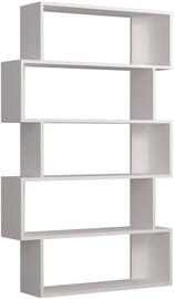 Riiul Kalune Design Oxford, valge, 25 cm x 95 cm x 159 cm