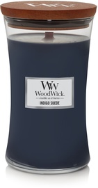 Свеча WoodWick Indigo Suede ароматическая, 120 час, 609.5 г