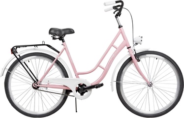 Velosipēds pilsētas Azimut Retro, 26 ", 17" (41.91 cm) rāmis, rozā