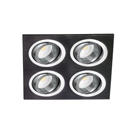 Lampa griesti CristalRecord Helium, GU10, melna