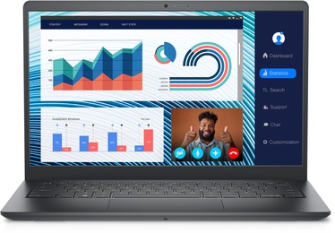 Sülearvuti Dell Vostro 14 3420 N2705PVNB3420EMEA01_NFPR_ubu_3YPSNO, i3-1215U, 8 GB, 256 GB, 14 "