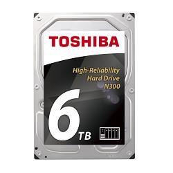 Serverių kietasis diskas (HDD) Toshiba N300 HDWN160UZSVA, 128 MB, 3.5", 6 TB