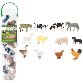 Žaislinė figūrėlė Collecta Mini Farm Animals A1110, 12 vnt.