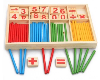 Hariv mäng Wooden Set For Calculation MJ3857