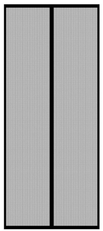 Москитные сетки, черный, 210 x 100 см