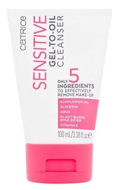 Sejas tīrīšanas līdzeklis sievietēm Catrice Senstivie Gel-to-Oil, 100 ml