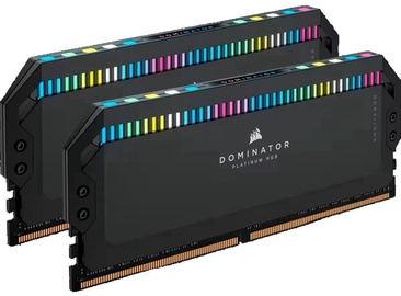 Operatyvioji atmintis (RAM) Corsair Dominator Platinum RGB Black, DDR5, 64 GB, 6600 MHz