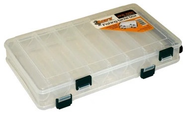Makšķerēšanas kaste Akara Double Sided Box AKB-3260, 27.5 cm, caurspīdīga