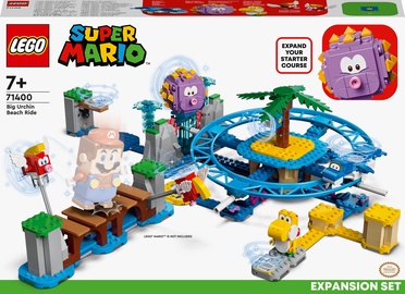 Конструктор LEGO Super Mario Дополнительный набор «Пляжное веселье огромного ежа» 71400, 536 шт.