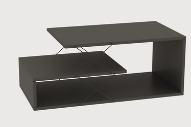Журнальный столик Kalune Design Cayenne, антрацитовый, 100 см x 50 см x 40 см