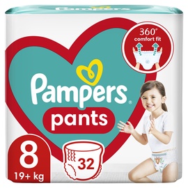 Подгузники Pampers Pants, 8-15 размер, 19 кг, 32 шт.