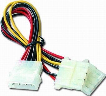 Šakotuvas Gembird CC-PSU-1 4 pin Molex male, 4 pin Molex female x 2, 0.15 m, juoda