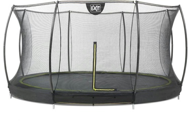 Batuts EXIT Toys Silhouette Ground, 366 cm, ar drošības tiklu
