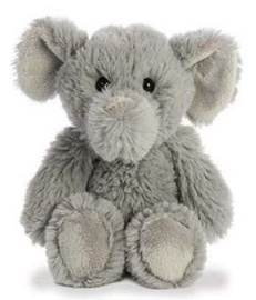 Mīkstā rotaļlieta Aurora Elephant, pelēka, 28 cm