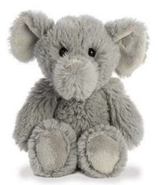 Mīkstā rotaļlieta Aurora Elephant, pelēka, 28 cm