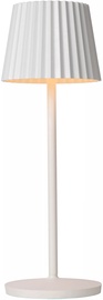Välitingimustes kasutatav lauavalgusti Lucide Justine, 2W, LED, IP54, valge, 13.5 cm x 38 cm