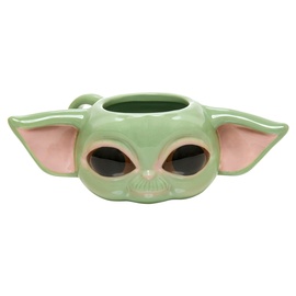 Чашка Paladone Star Wars Baby Yoda 3D, зеленый, 350 мл