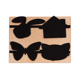 Развивающая игра Wooden Board Sticker, Универсальный