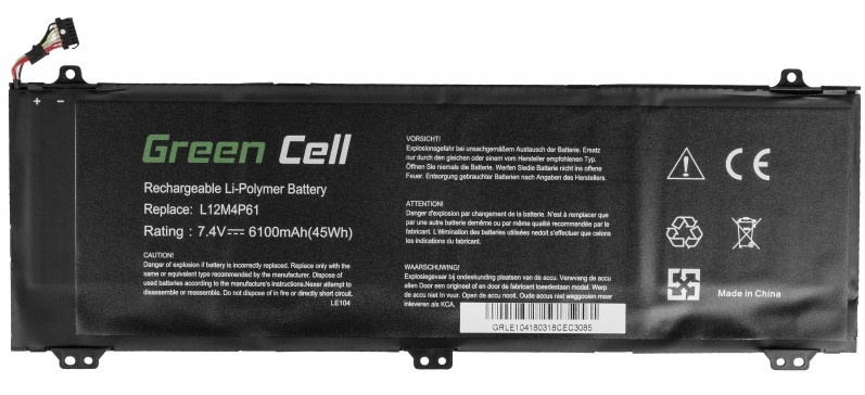 Аккумулятор для ноутбука Green Cell LE104, 6.1 Ач, LiPo