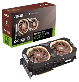 Видеокарта Asus GeForce RTX 4080 Super Noctua Edition, 16 ГБ, GDDR6X