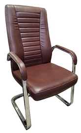 Офисный стул MN Vizitor SP914D, 46 x 48 x 110 см, коричневый